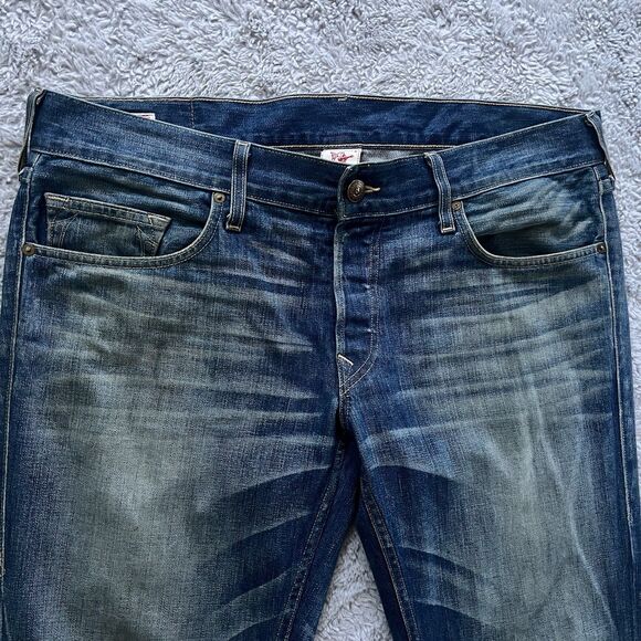 True Religion Men’s Bobby Snake Eye Straight Jeans Sad Gridiron 38X34 M24P61M65 - Picture 2 of 7